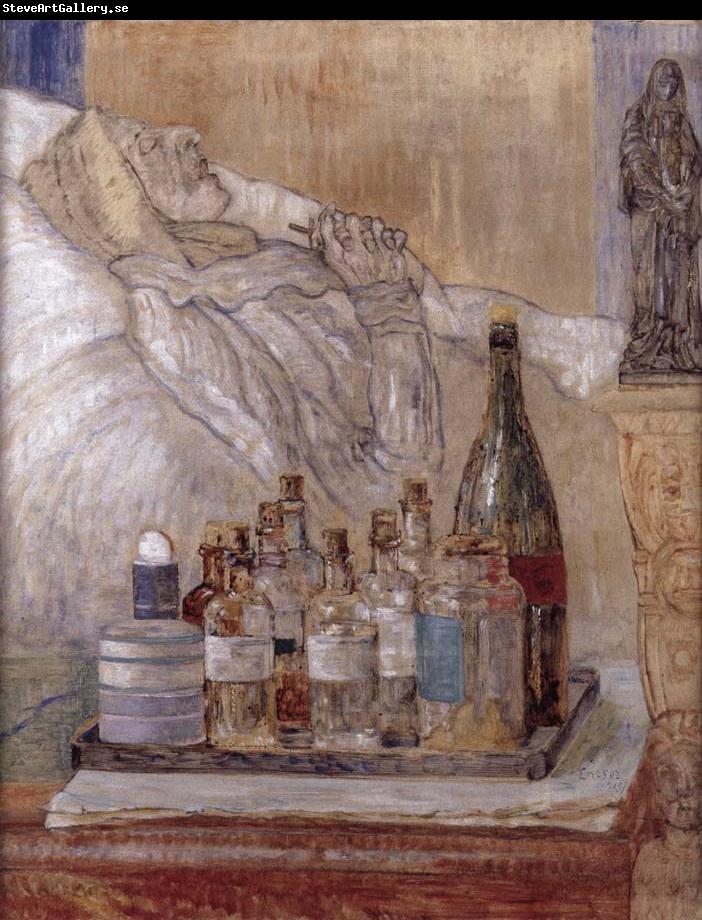 James Ensor My Dead mother